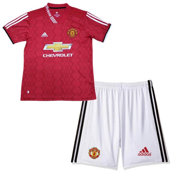 Camiseta Manchester United 1ª Niño 2019-2020 Rojo Blanco